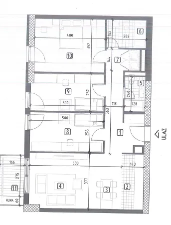 Prodaja, trosoban stan, 98m², Medijana, Niš