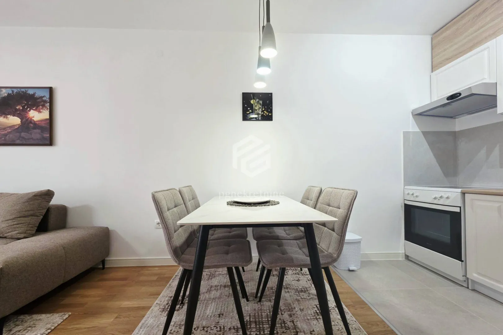 Rent, one bedroom apartment, 42m², Stari Aerodrom, Podgorica