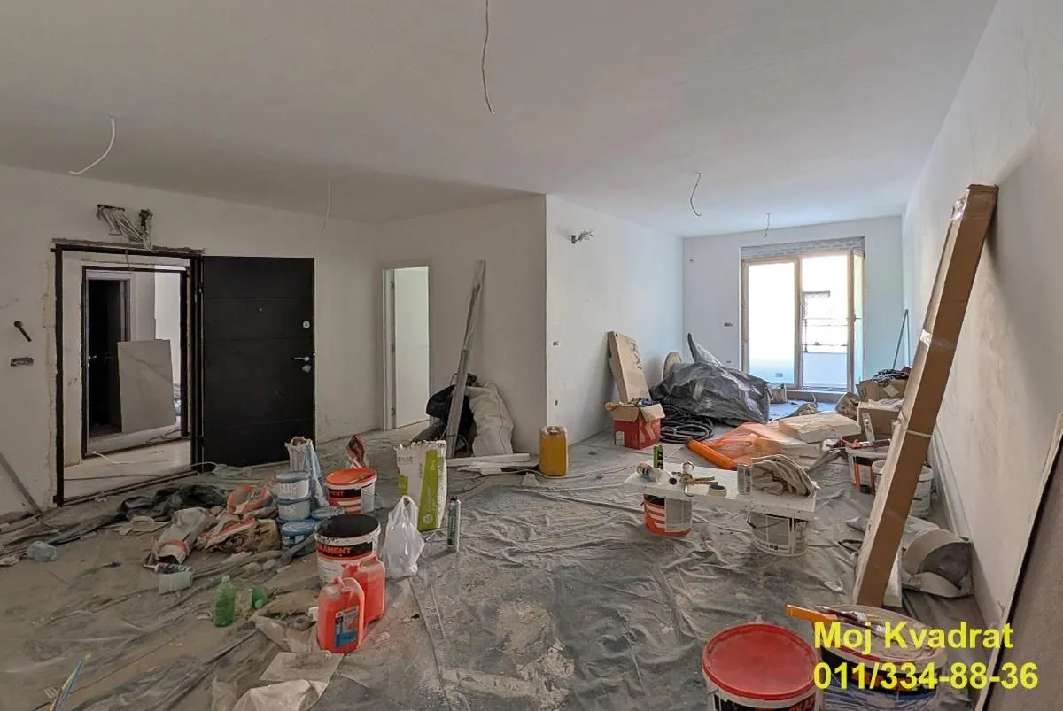Nepreuređen prostor u toku građevinskih radova i renoviranja.