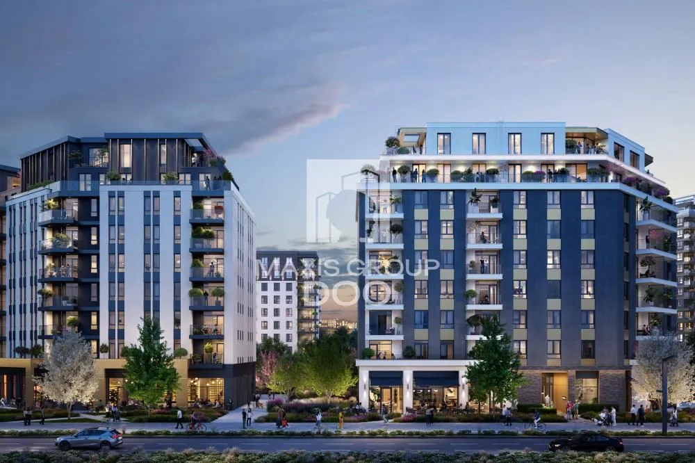 Sale, two bedroom apartment, 53m², Savski Venac, Beograd