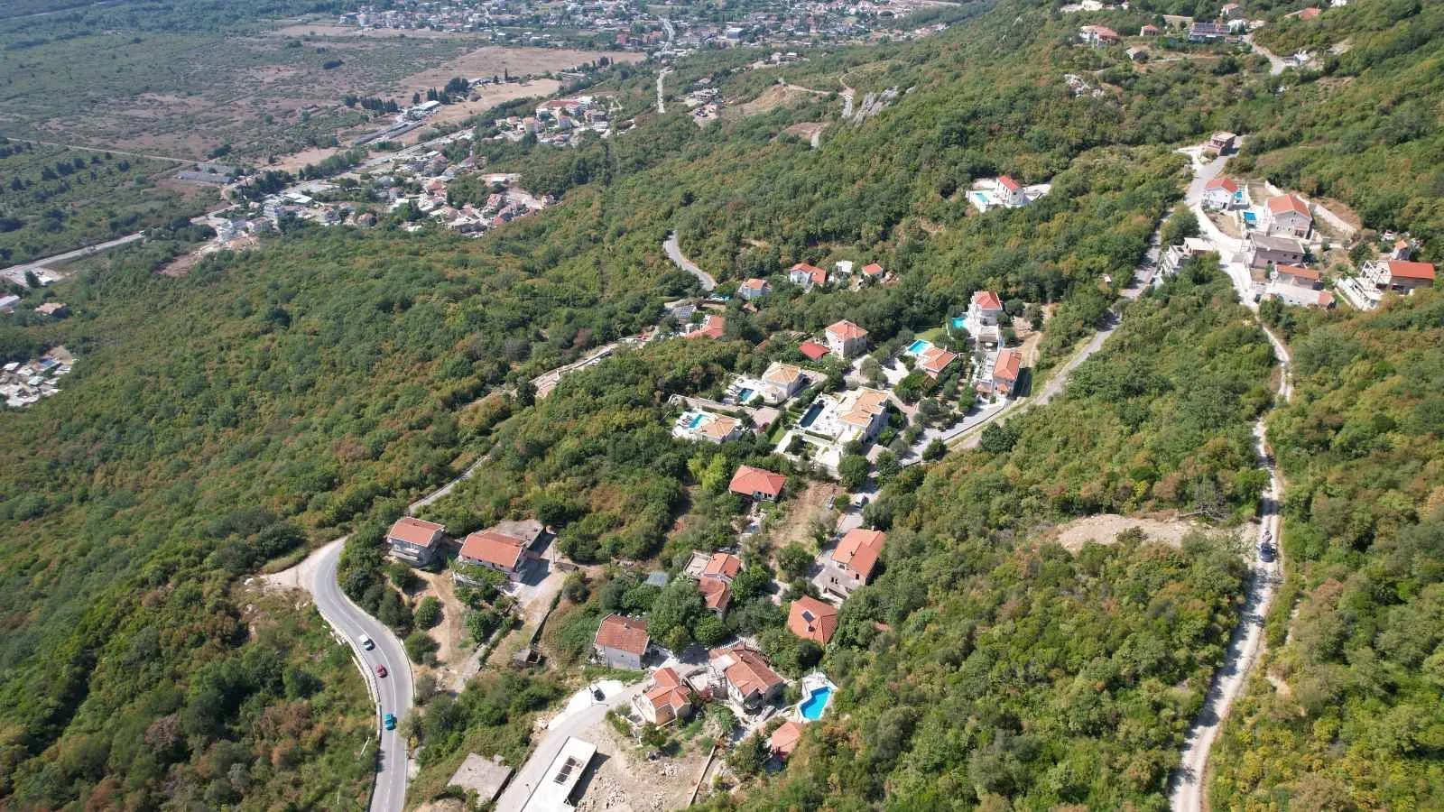Prodaja, plac, 1000m², Prijevor, Budva