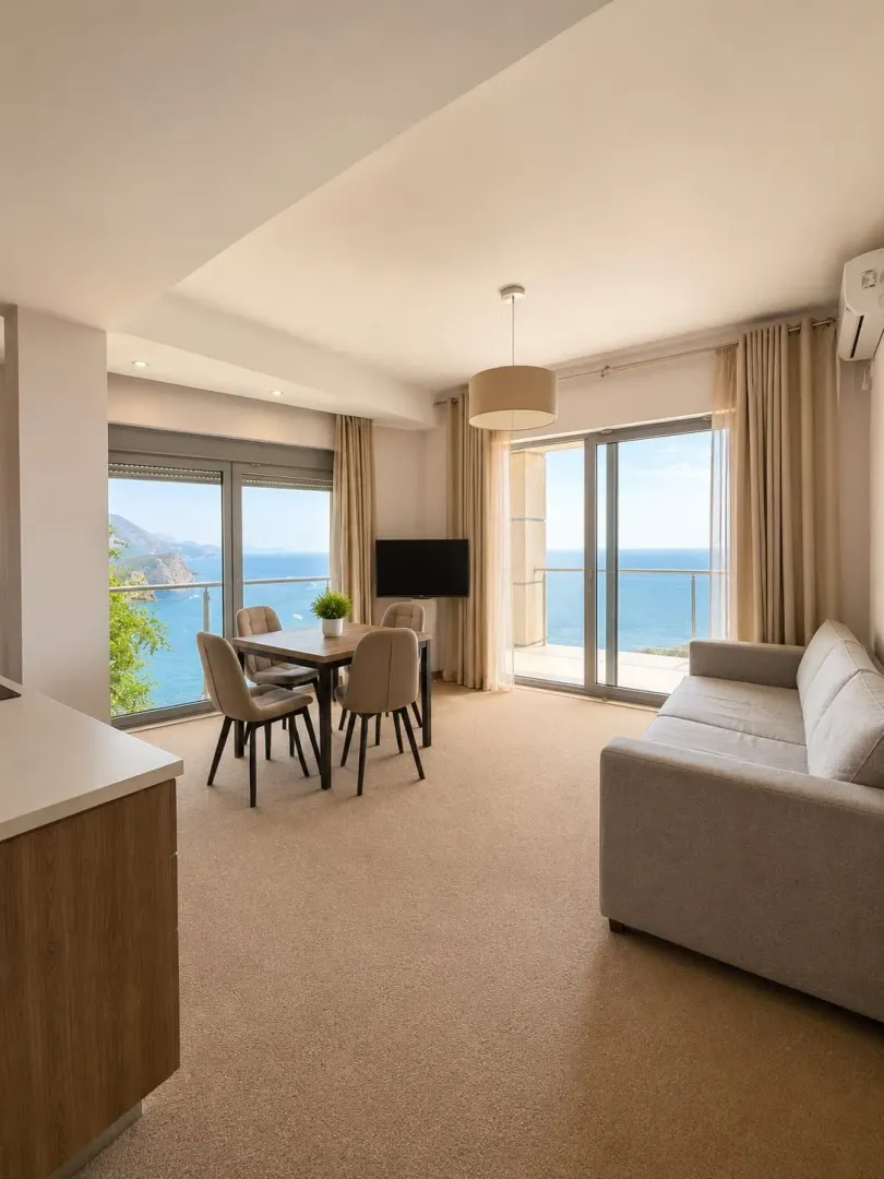 Prodaja, dvosoban stan, 70m², Komoševina, Budva
