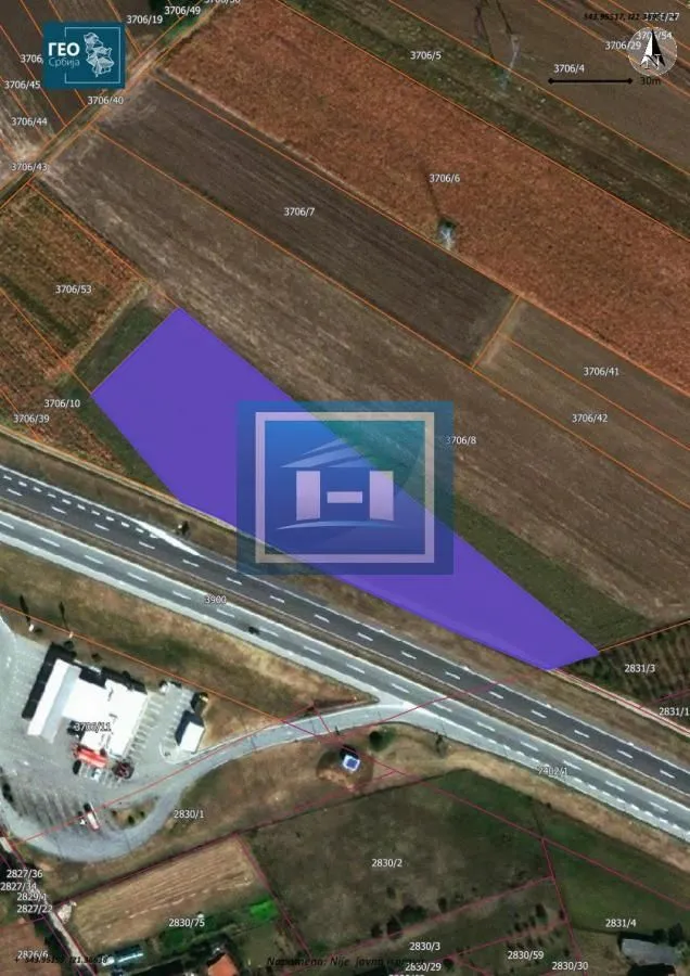 Prodaja, plac, 8276m², Supska, Ćuprija