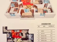 Sale, two bedroom apartment, 71m², Čeluga, Bar - image 2