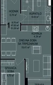 Prodaja, trosoban stan, 85m², Bečići, Budva - image 7