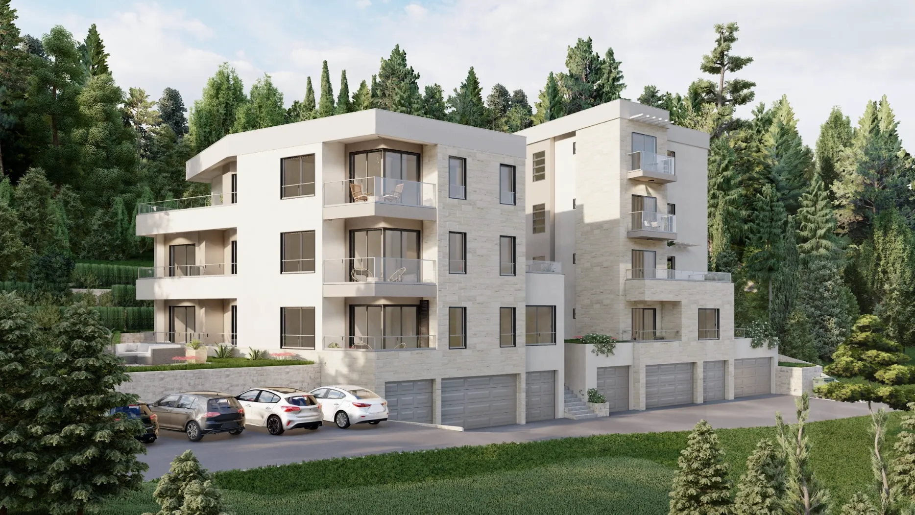 Prodaja, dvosoban stan, 56m², Donja Lastva, Tivat