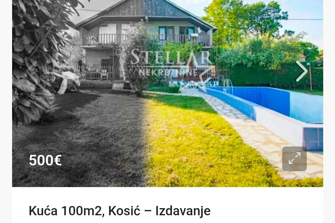 Izdavanje, kuća, 100m², Kosić, Danilovgrad