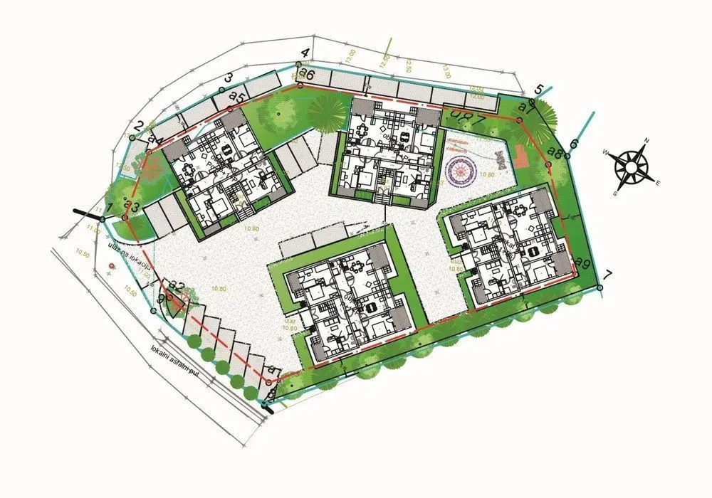 Sale, studio apartment, 63m², Lastva Grbaljska, Kotor