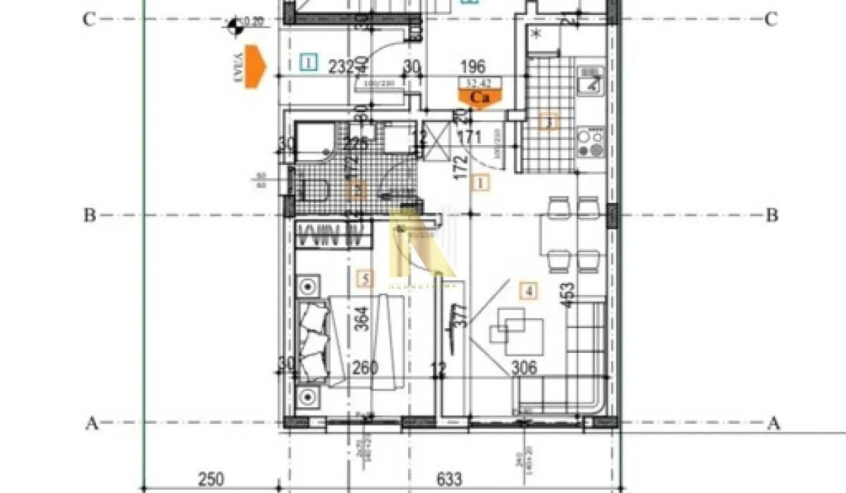 Sale, one bedroom apartment, 32m², Veternička rampa, Novi Sad Sve Podlokacije
