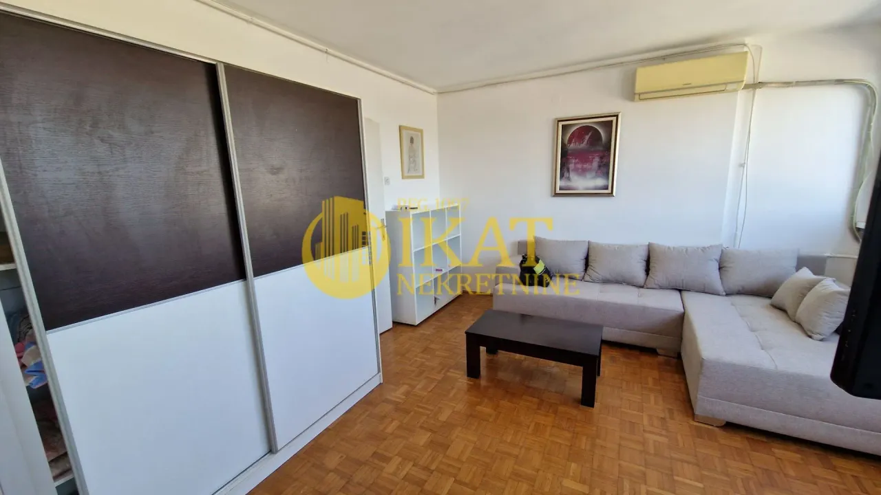 Izdavanje, jednosoban stan, 45m², Novi Beograd Blok 21, Novi Beograd Sve Podlokacije