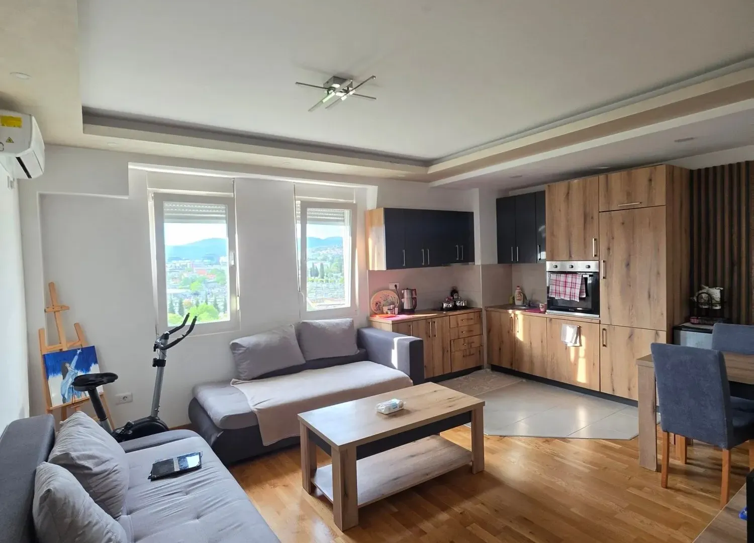 Izdavanje, dvosoban stan, 60m², Zabjelo, Podgorica