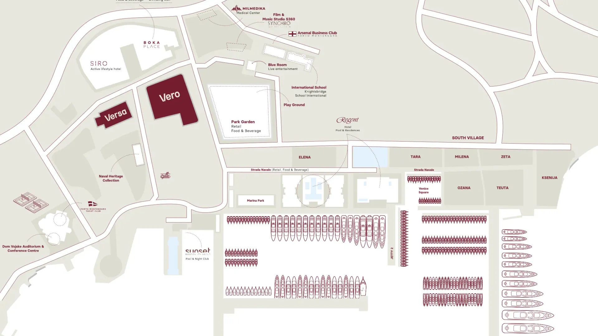 Prodaja, dvosoban stan, 124m², Porto Montenegro, Tivat