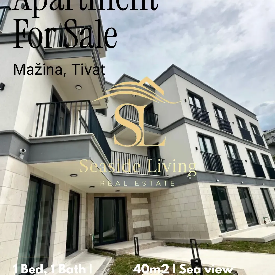 Prodaja, jednosoban stan, 40m², Mažina, Tivat