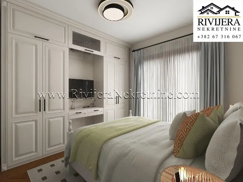Prodaja, jednosoban stan, 53m², Risan, Kotor