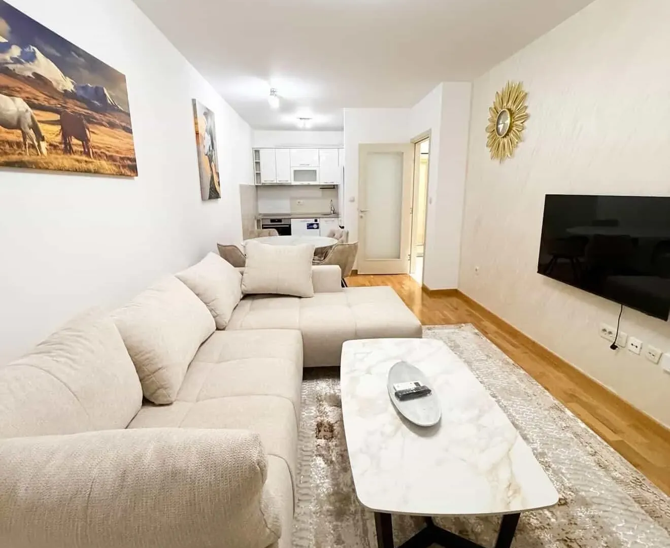 Rent, one bedroom apartment, 46m², City Kej, Podgorica