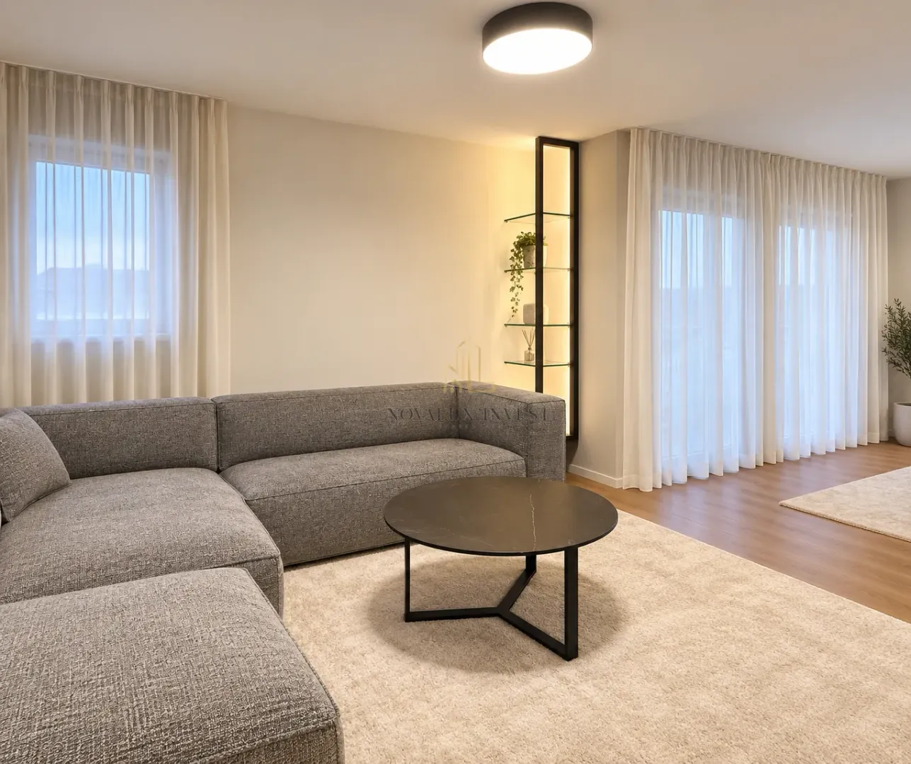 Rent, two bedroom apartment, 82m², Blok 5, Podgorica