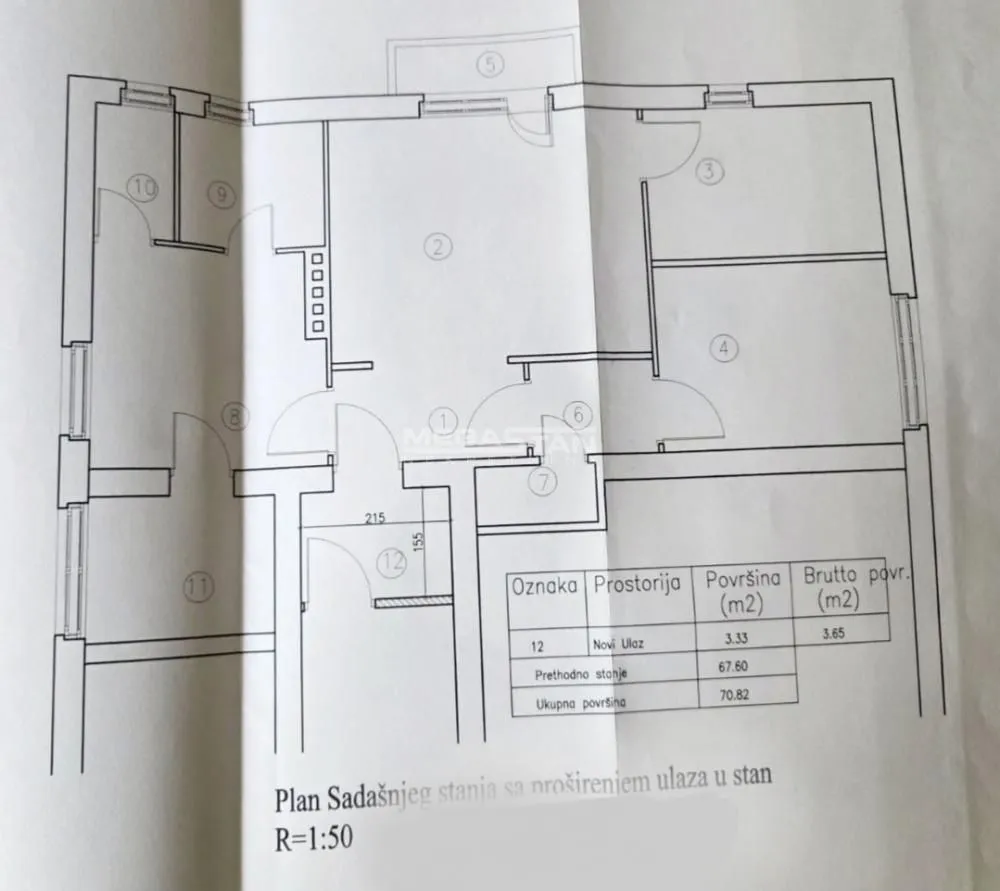 Prodaja, stan, 73m², Severni Bulevar, Zvezdara Sve Podlokacije
