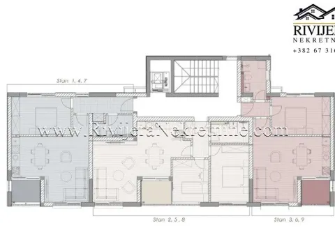 Sale, one bedroom apartment, 53m², Kava, Tivat - image 5