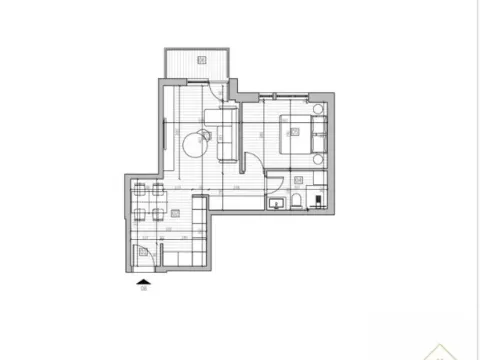 Sale, two bedroom apartment, 45m², Nova Pazova, Stara Pazova - image 12