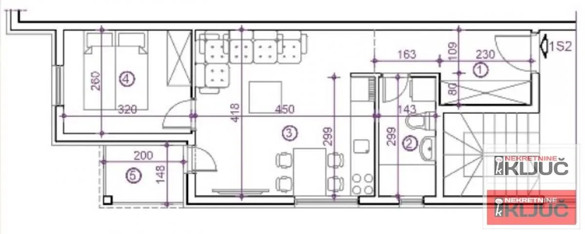 Prodaja, dvosoban stan, 44m², Adice, Novi Sad Sve Podlokacije
