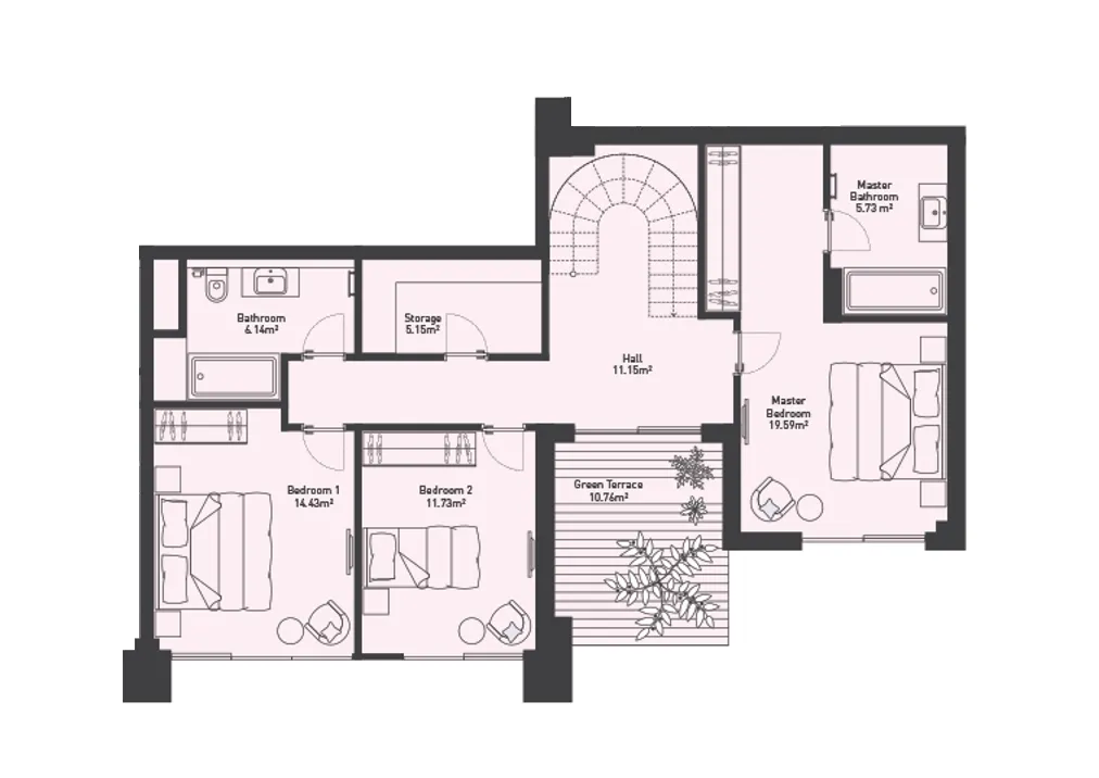 Sale, four bedroom apartment, 258m², Centar, Budva