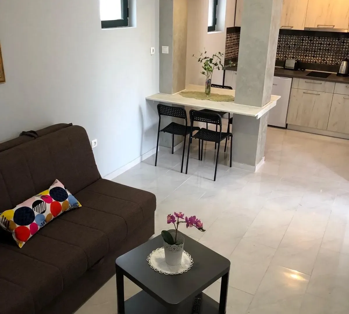 Rent, one bedroom apartment, 42m², Brdišta, Tivat