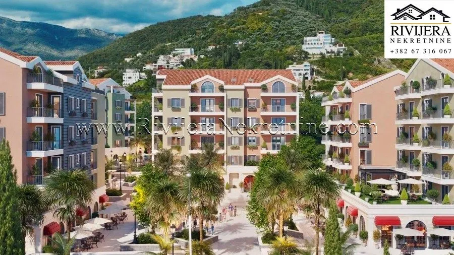 Prodaja, dvosoban stan, 52m², Donja Lastva, Tivat