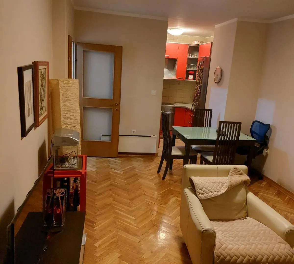 Izdavanje, jednosoban stan, 50m², Preko Morače, Podgorica