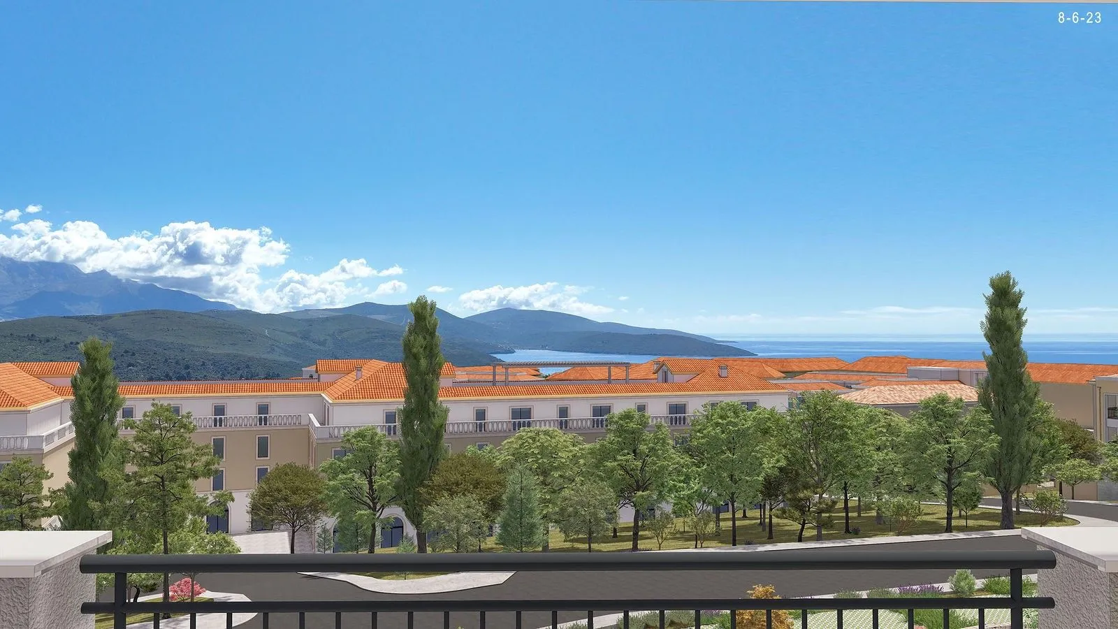 Prodaja, dvosoban stan, 93m², Luštica Bay, Tivat