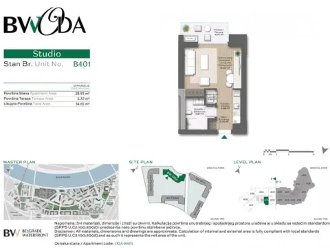 Prodaja, dvosoban stan, 34m², Savski Venac, Beograd - image 8