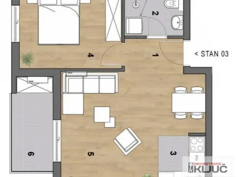 Stan in Bulevar patrijarha Pavla