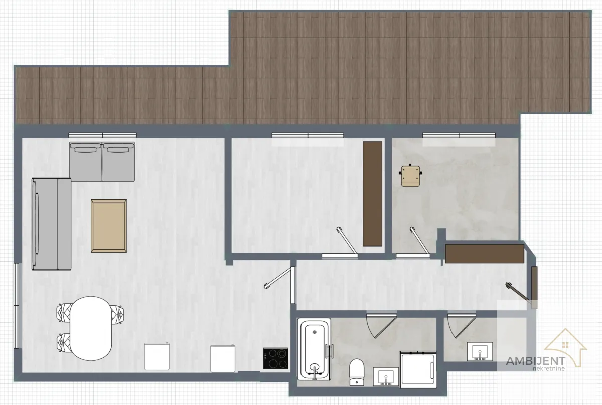Prodaja, dvosoban stan, 86m², Pančevo, Srbija
