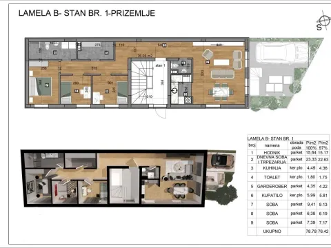 Prodaja, trosoban stan, 92m², Veternik, Novi Sad Sve Podlokacije - image 15