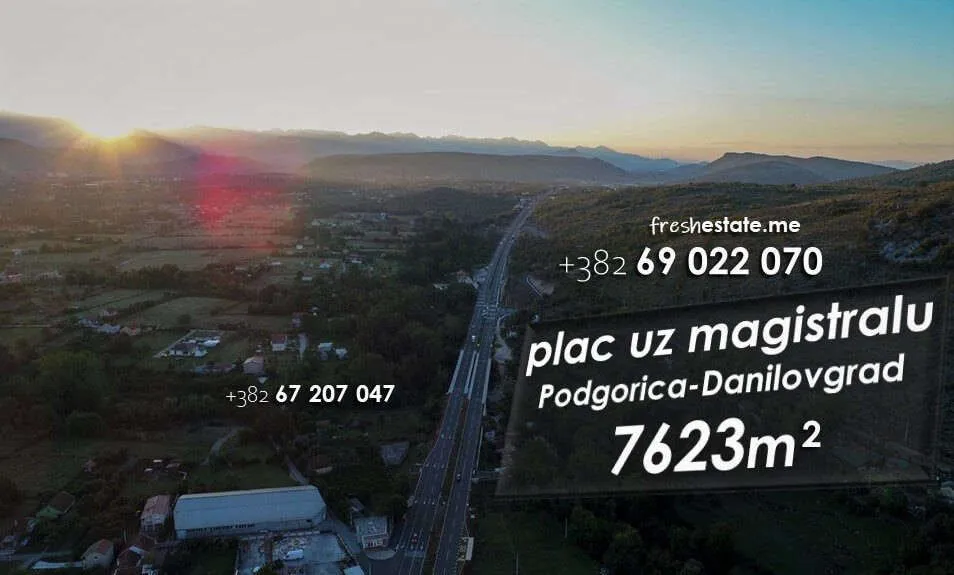 Prodaja, plac, 7623m², Danilovgrad, Crna Gora