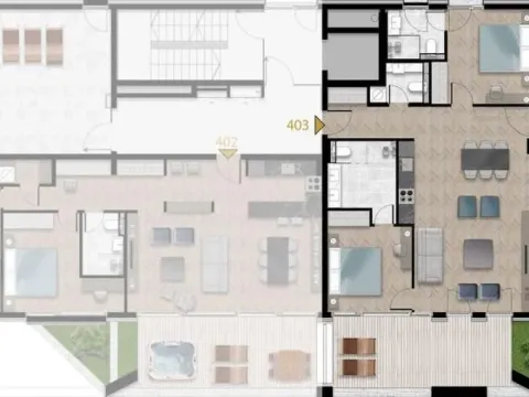 Prodaja, dvosoban stan, 158m², Tivat, Crna Gora