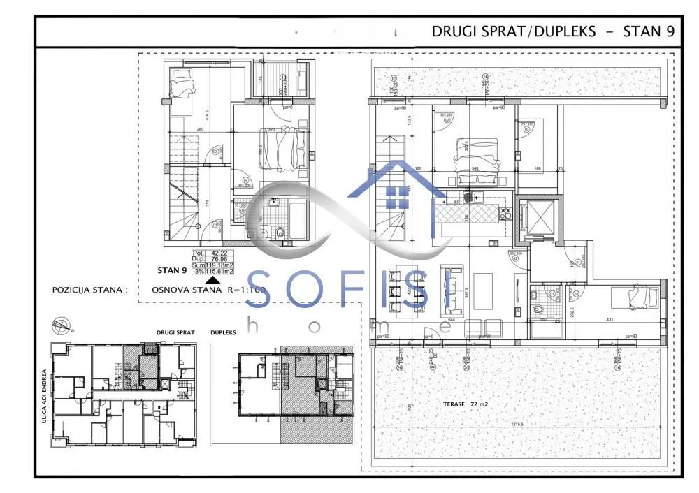Prodaja, stan, 119m², Telep, Novi Sad Sve Podlokacije