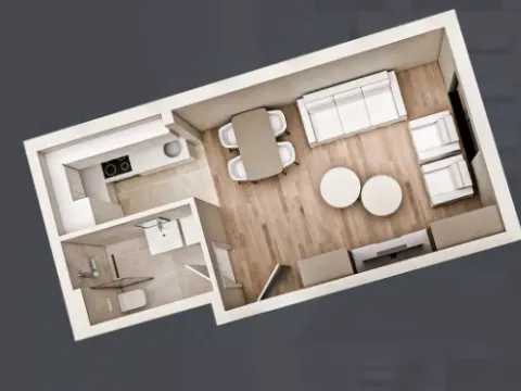 Prodaja, garsonjera, 27m², Zabjelo, Podgorica - image 2