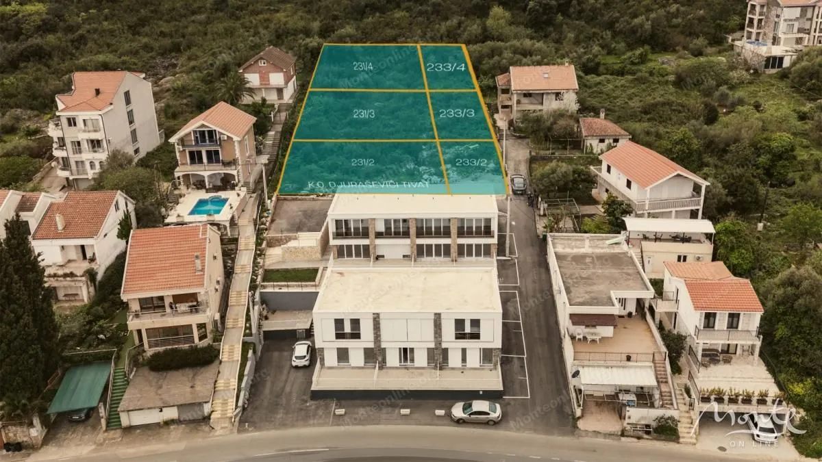 Prodaja, plac, 1620m², Đuraševići, Tivat
