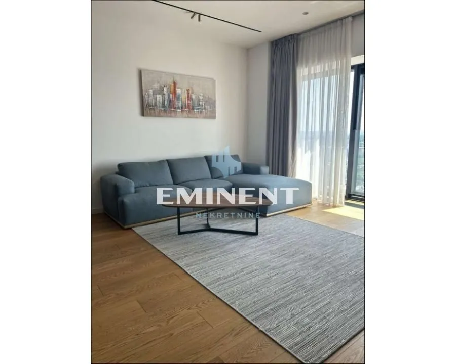 Izdavanje, dvosoban stan, 60m², Novi Beograd Blok 65, Novi Beograd Sve Podlokacije