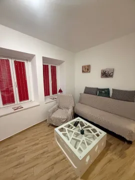Dnevna soba sa kaučem, foteljom i stočićem. - image 4