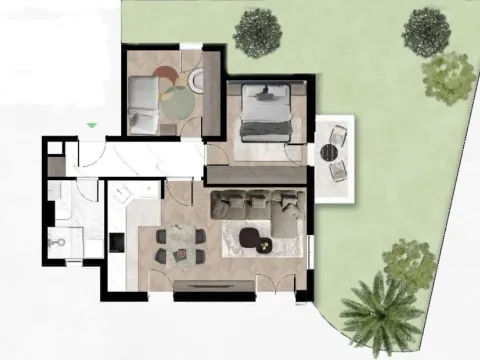 Prodaja, dvosoban stan, 58m², Tivat, Crna Gora - image 7