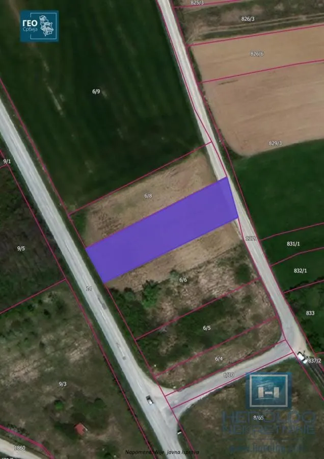 Sale, land lot, 1000m², Lipar, Jagodina