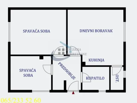 Sale, three bedroom apartment, 67m², Kneževac, Beograd - image 20