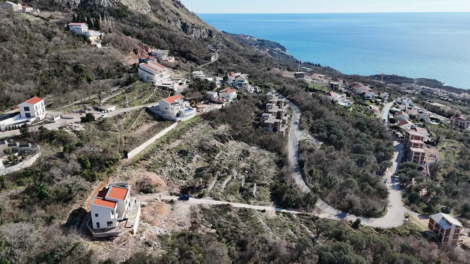 Prodaja, plac, 851m², Tudorovići, Budva