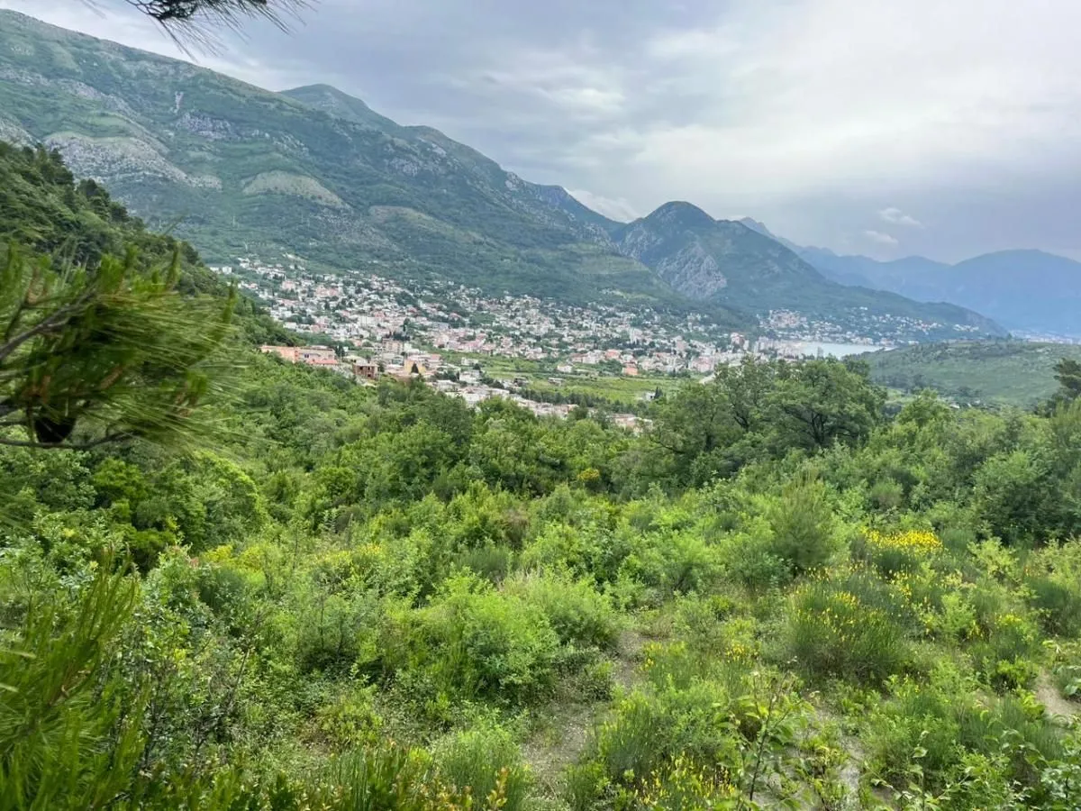 Pogled na grad i planine iz okoline.