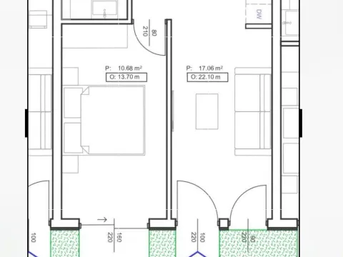 Sale, one bedroom apartment, 30m², Kavač, Kotor - image 10