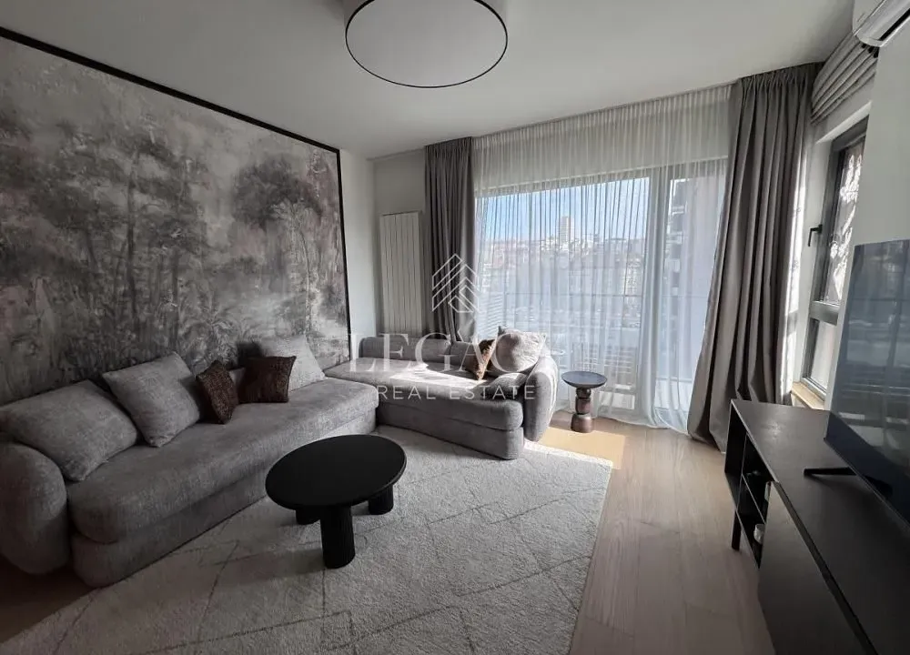 Izdavanje, dvosoban stan, 55m², Savski Venac, Beograd