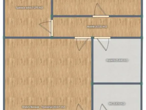 Sale, three bedroom apartment, 78m², Autokomanda, Voždovac Sve Podlokacije - image 13