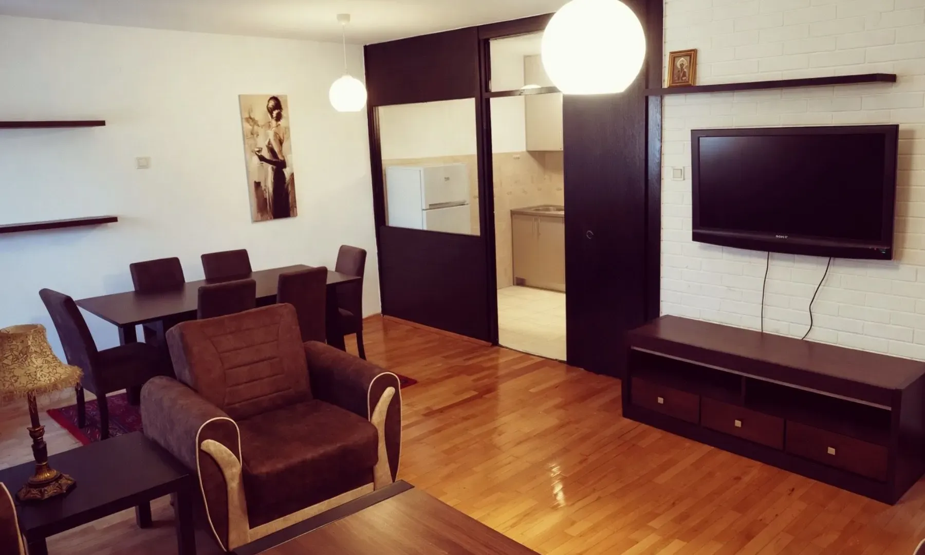 Rent, one bedroom apartment, 59m², Blok 5, Podgorica
