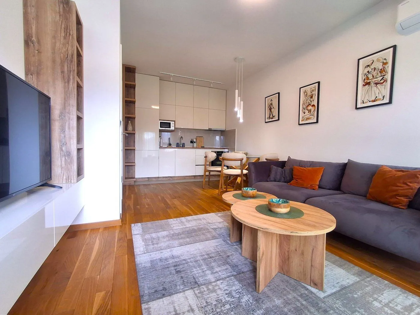 Rent, apartment, 40m², Gorica C, Podgorica